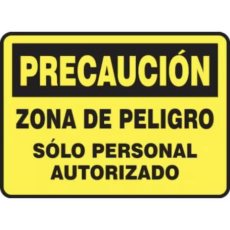 Accuform OSHA CAUTION Safety Sign HAZARDOUS SHMADM632XL SHMADM632XL